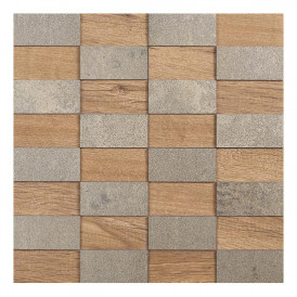 Mosaïque Pavigres Metallik Gold + Inwood Fir 3D