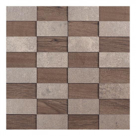 Mosaïque Pavigres Metallik Gold + Rainforest Brown 3D