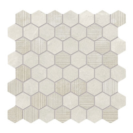 Mosaïque Eureka par Provenza en coloris Esagona bianco
