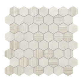 Mosaïque Eureka par Provenza en coloris Esagona bianco