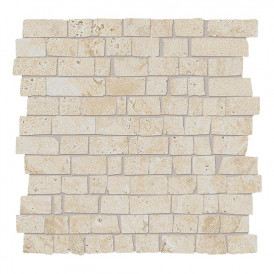 Mosaïque Provenza Unique Travertine Cream Minimal Mini Block