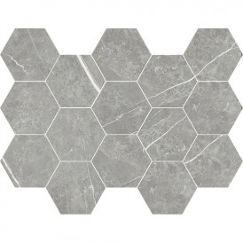 Mosaïque Tau Ceramica Elite Hex Gray