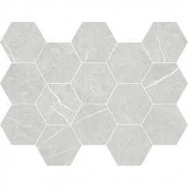 Mosaïque Tau Ceramica Elite Hex Silver