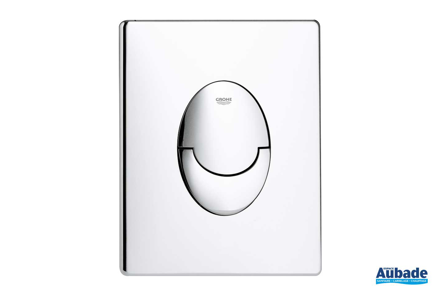 Plaque commande WC design Grohe Skate Air M | Espace Aubade