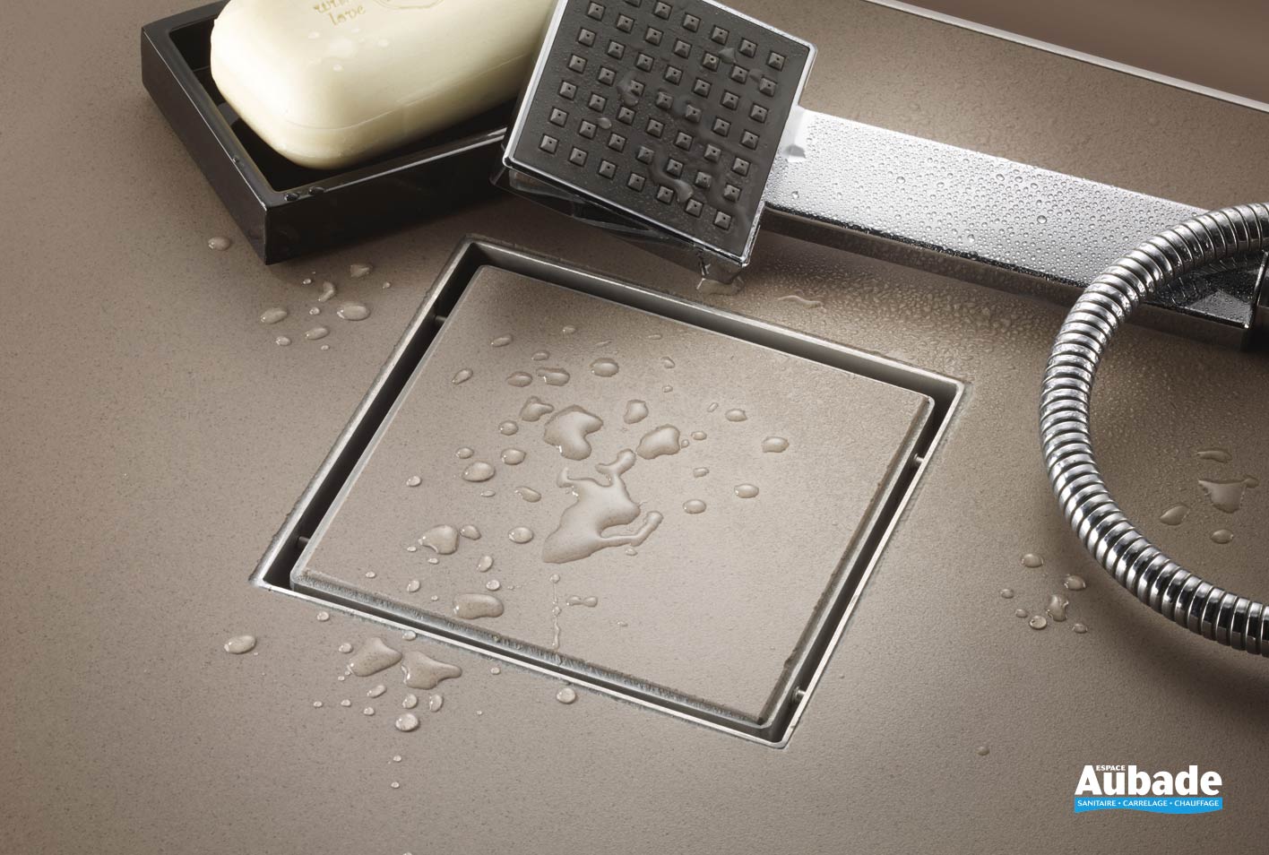 Douche à l'italienne Siphon 1550RBDG Limatec Espace Aubade