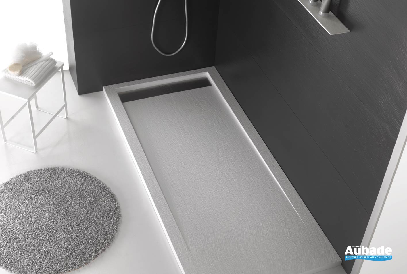 Receveurs de douche Trendy Ardesia Acquabella Espace Aubade