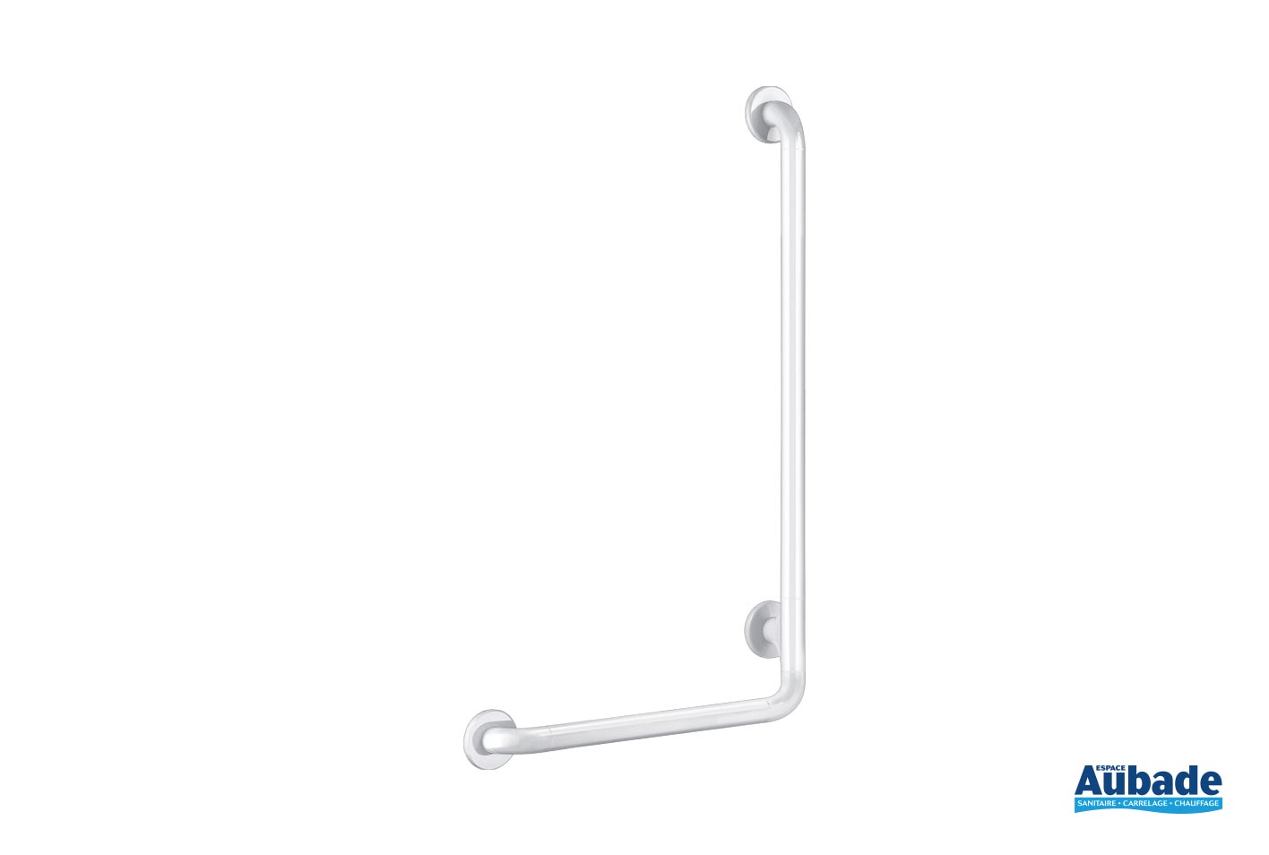 Barre D‘angle PMR Delabie – Inox, Pour Douche Ou Baignoire – Réf 5490GP2 – Neuf (OK)