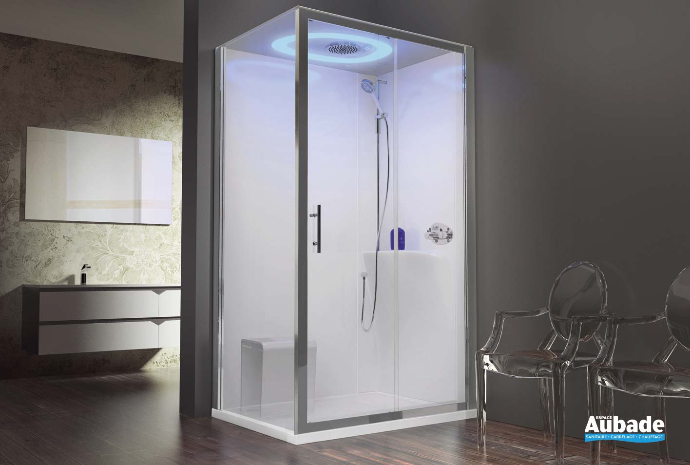 Cabines de douche intégrales Eon 2P Novellini | Espace Aubade