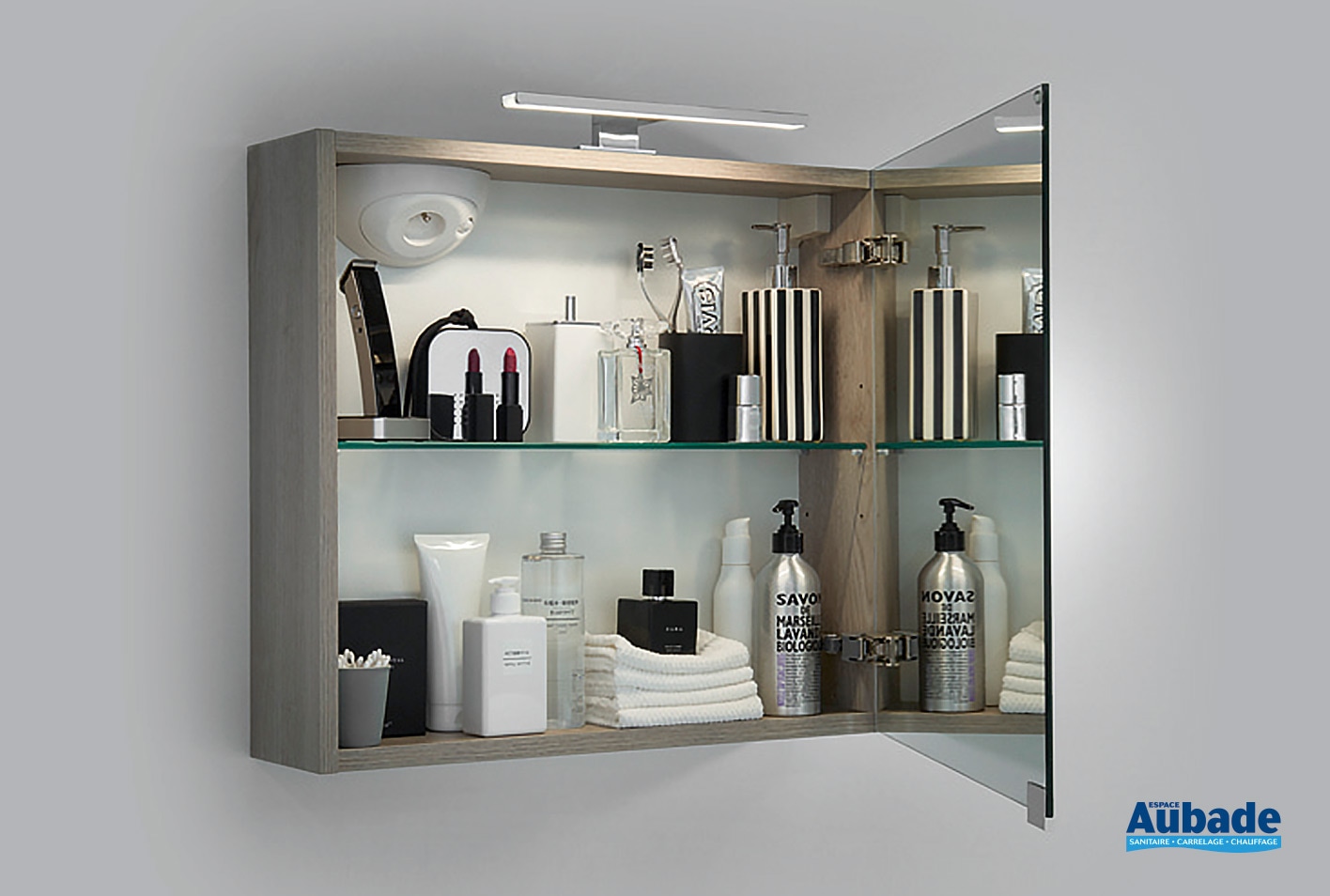 Armoire de toilette Armoire 1 porte Delpha Espace Aubade