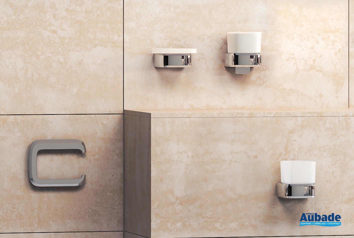 Distributeur de savon liquide à fixer Vigour | Espace Aubade