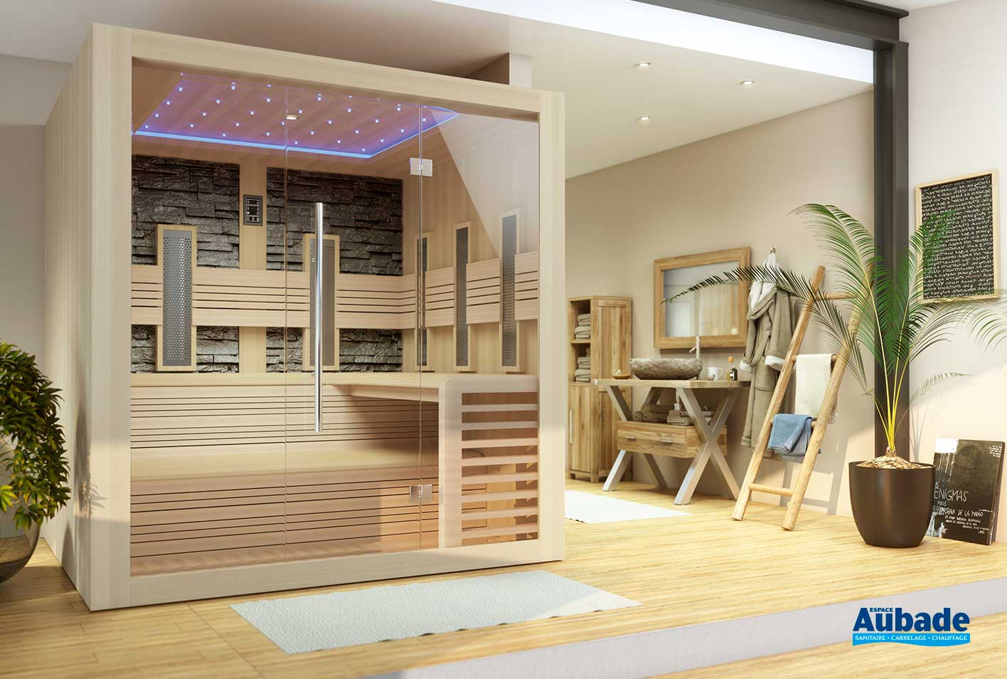 Sauna Innovant Helsinki de Collin Arredo Espace Aubade