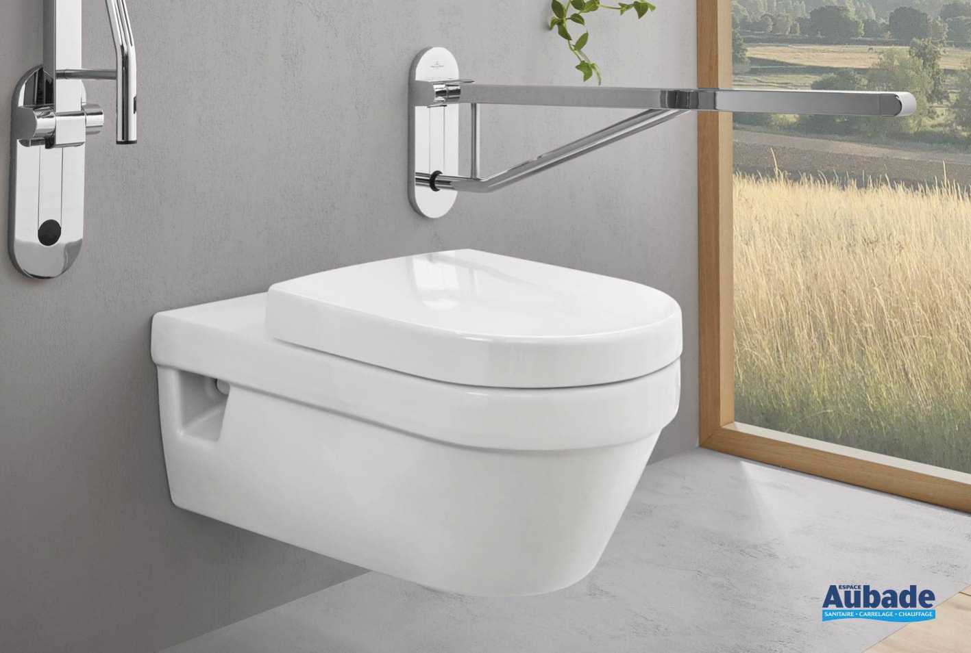 WC PMR ViCare de Villeroy & Boch | Espace Aubade