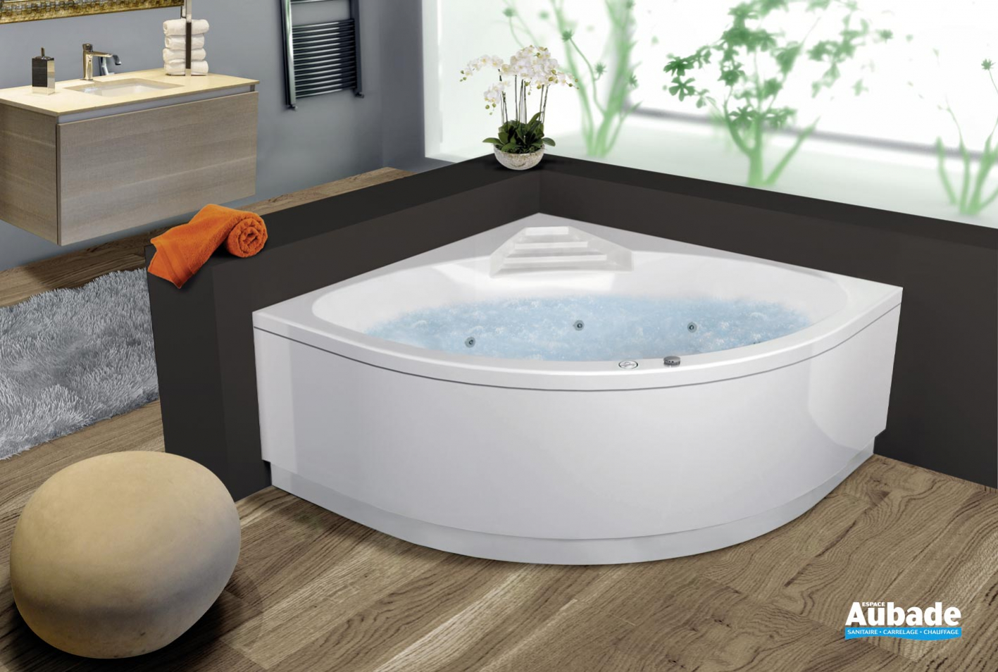 Baignoire balnéo Limbo de Kinedo Espace Aubade