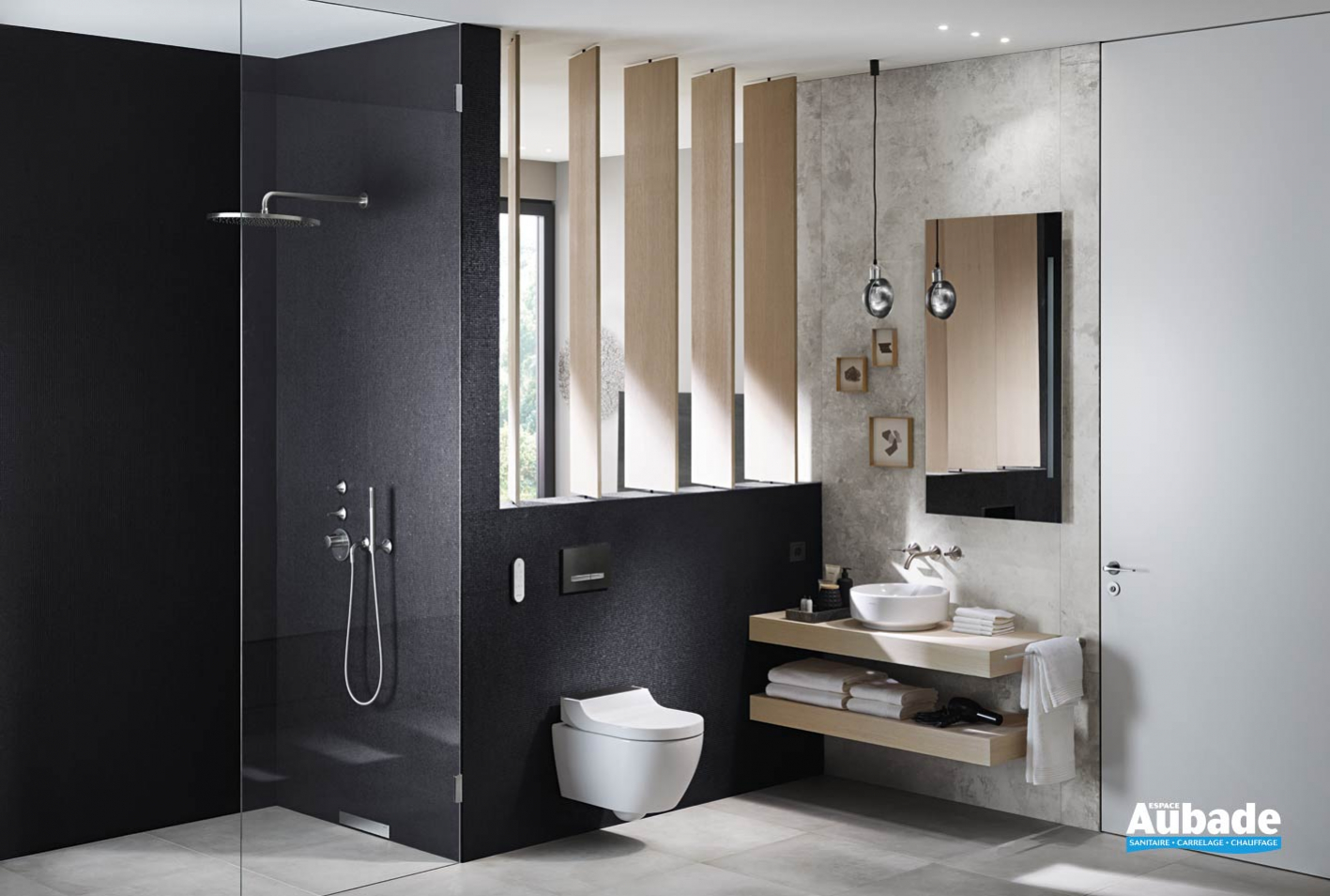 évacuation Murale Geberit Pour Douche De Plain pied Évacuation murale pour douche à l'italienne Geberit | Espace Aubade