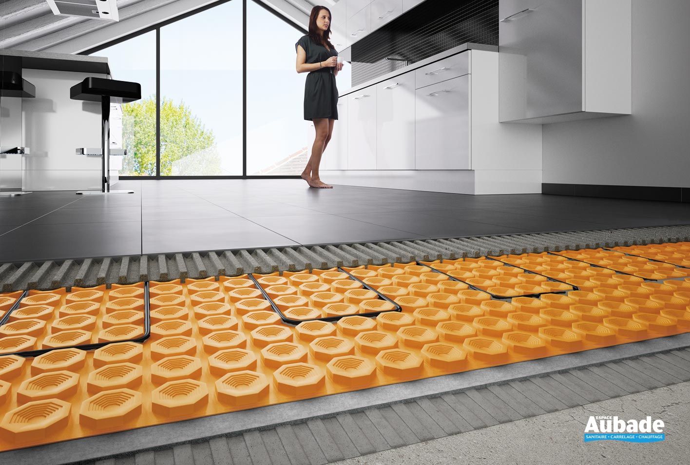 Schlüter®DITRAHEATDUO de Schluter Systems Espace Aubade