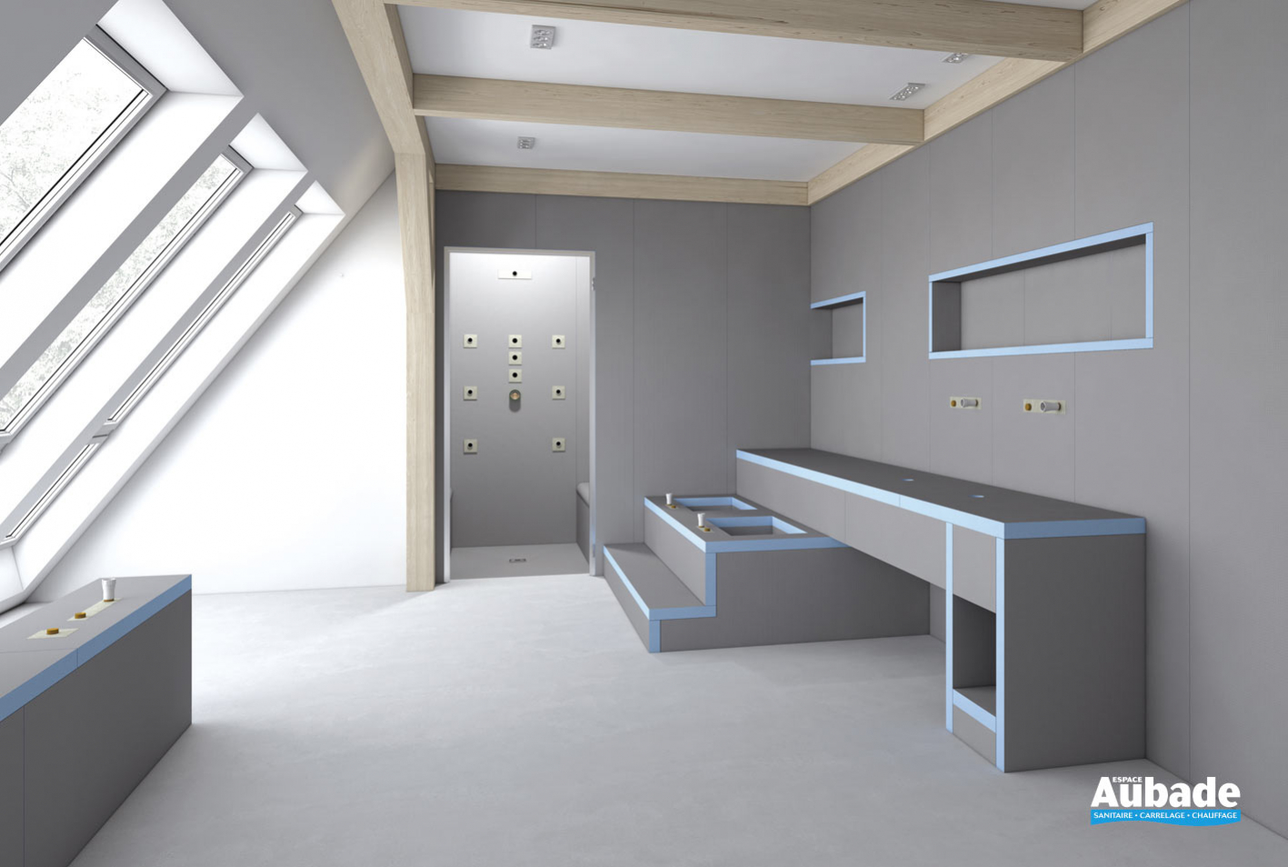 Agenceur de salle de bains... et bien plus ! Wedi Espace Aubade