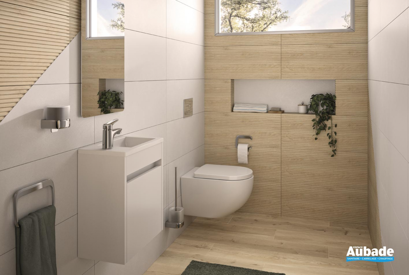 Toilettes Scandinaves Aubade Création Espace Aubade