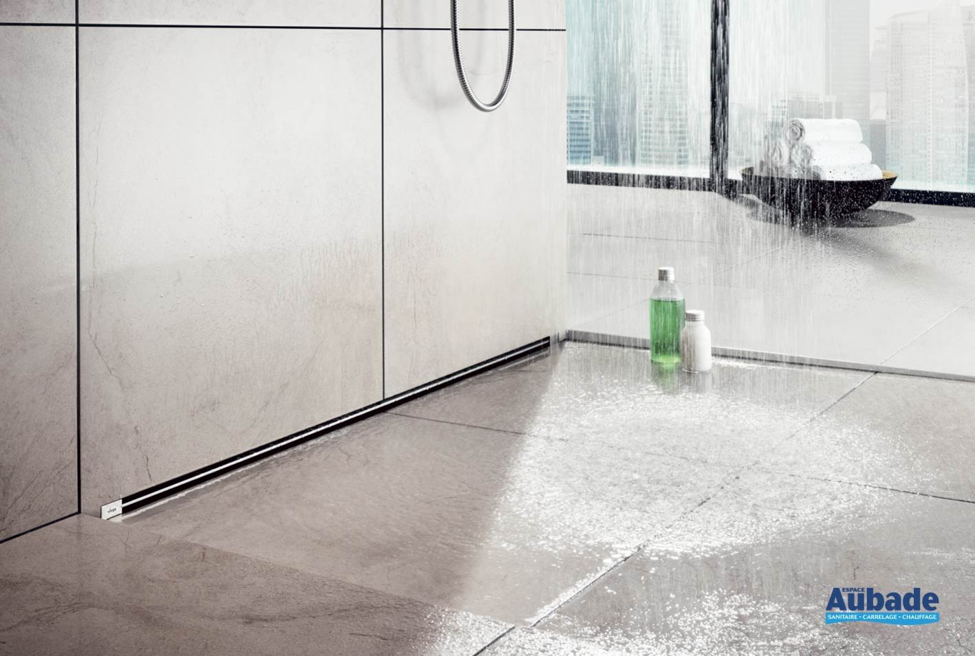 Evacuation douche murale Advantix Viega Espace Aubade