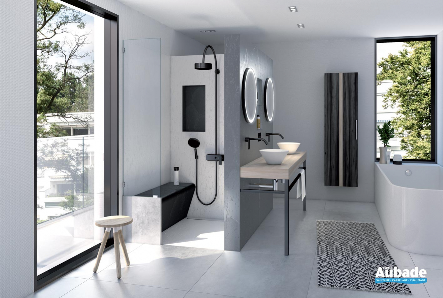 Douche à l'italienne wedi Fundo Top Wedi Espace Aubade