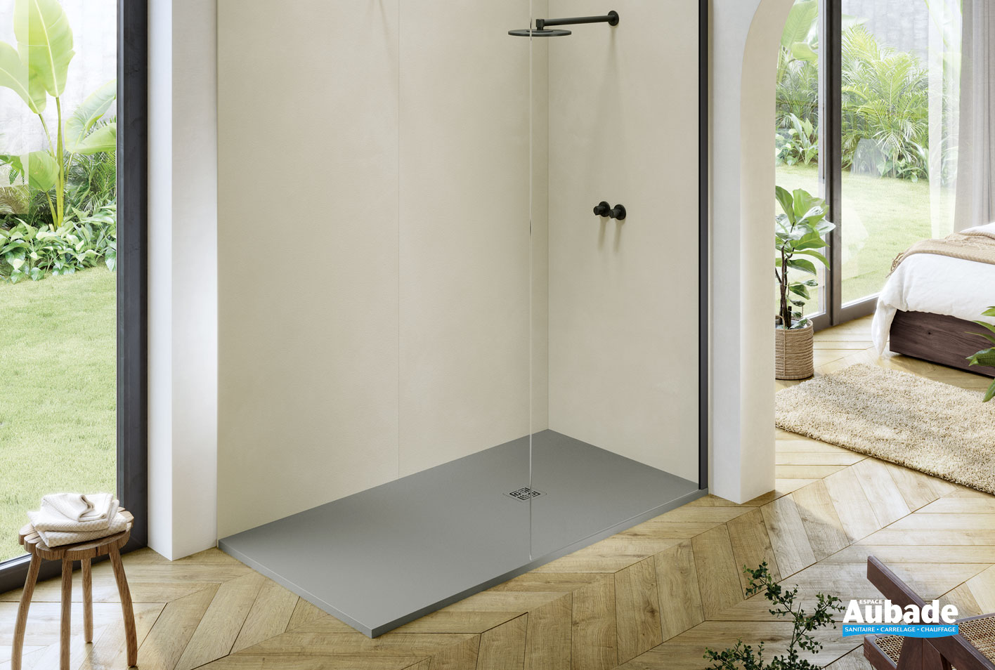 Receveur extraplat Compact Acquabella Espace Aubade