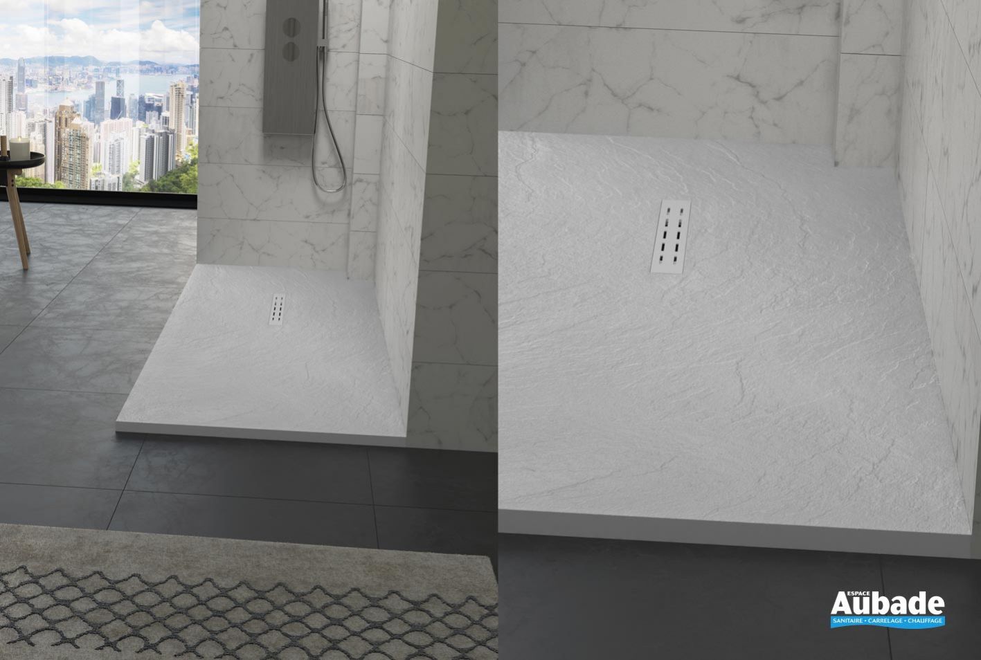 Receveurs de douche Kinestone Kinedo Espace Aubade