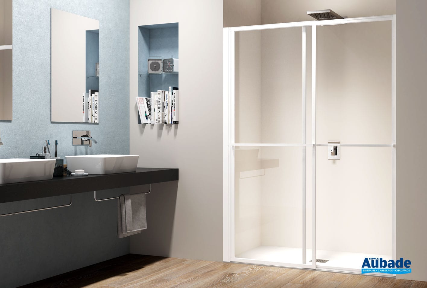 Parois de douche Jacuzzi Porte Delta Espace Aubade