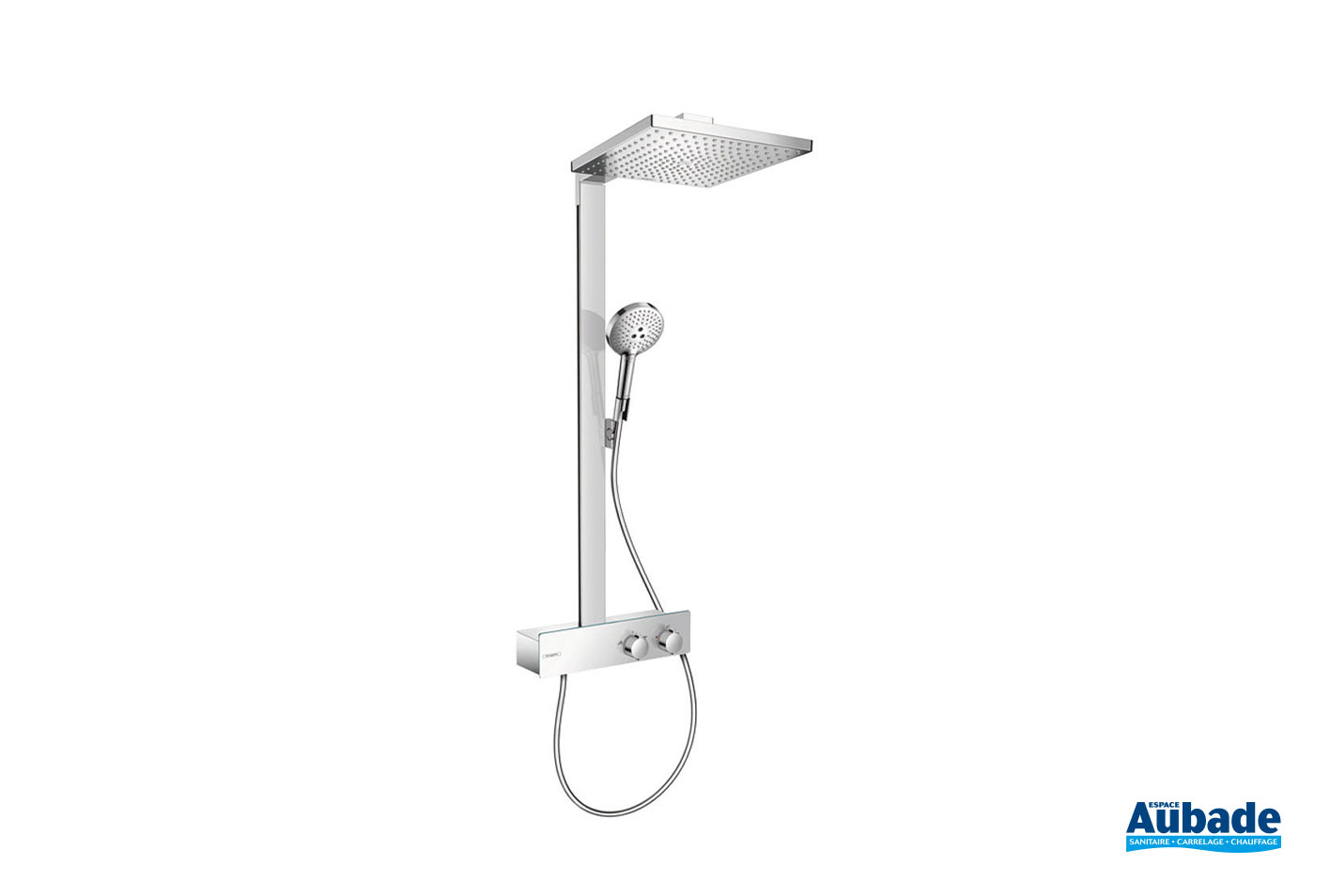 Colonne de douche Raindance E mitigeur thermostatique Chrome Hansgrohe