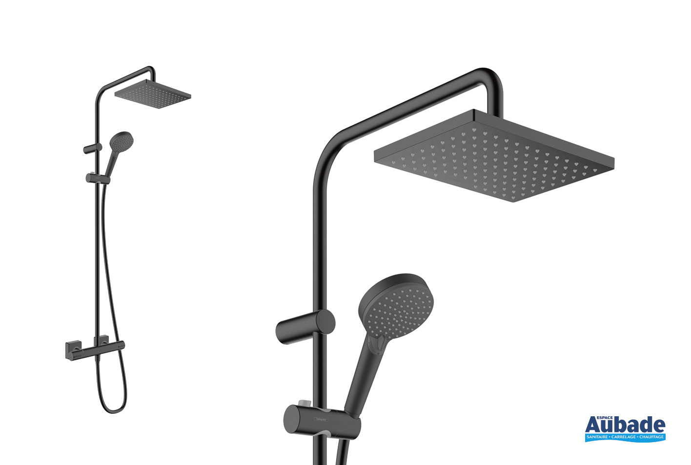 Colonne de douche Vernis Shape 230 de Hansgrohe Espace Aubade