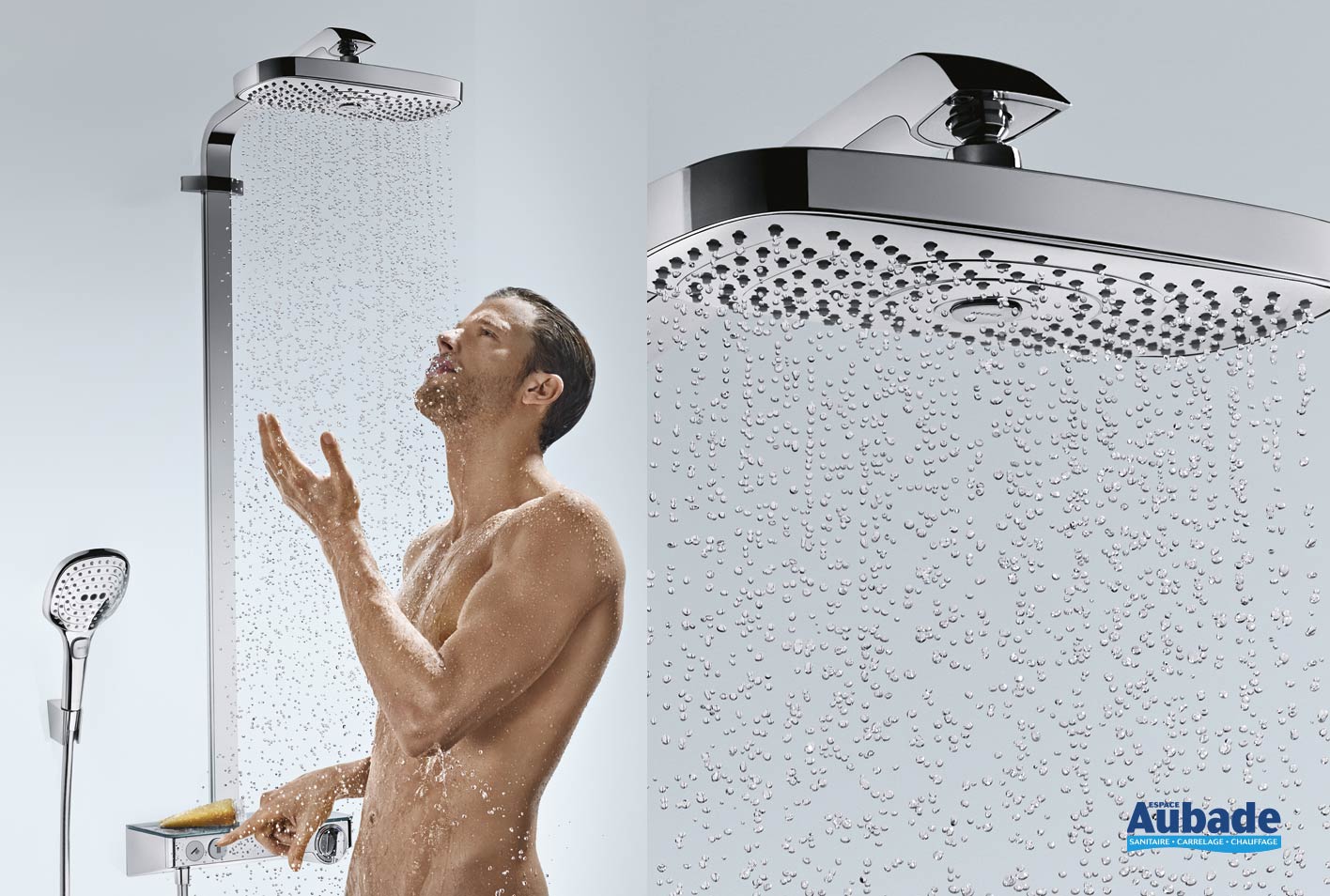 Colonne douche Showerpipe Raindance Select E 300 Espace Aubade
