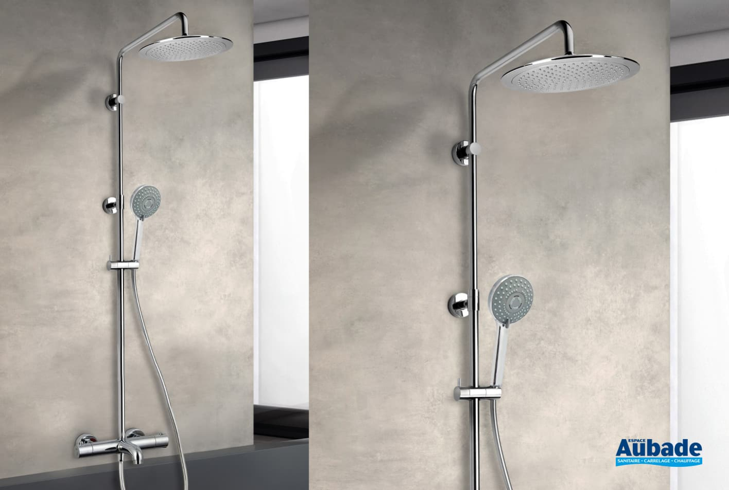 Colonne bain/douche thermostatique Shower line 2 Paini France | Espace
