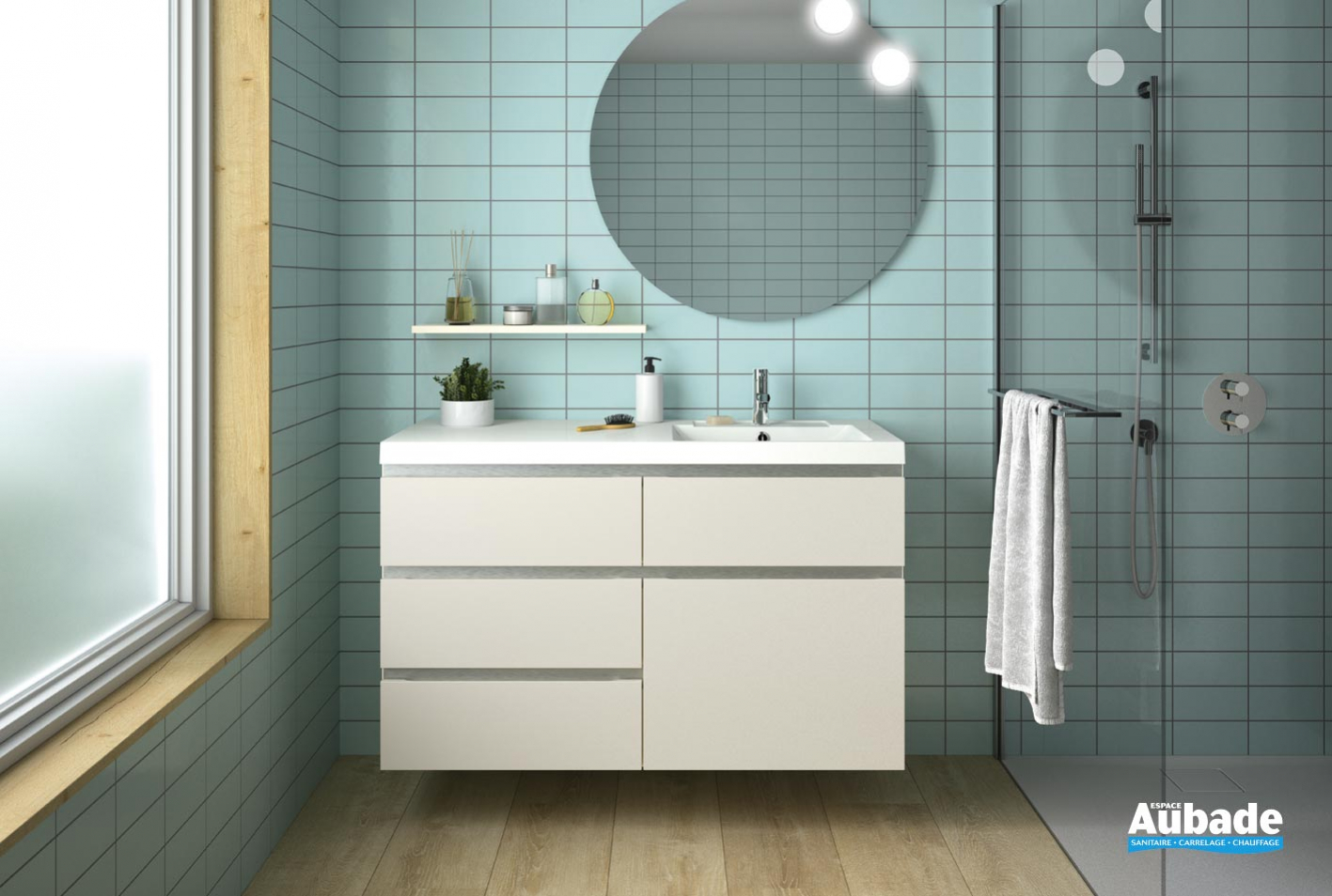 Meubles Salle De Bains Design Decotec Rivoli Espace Aubade