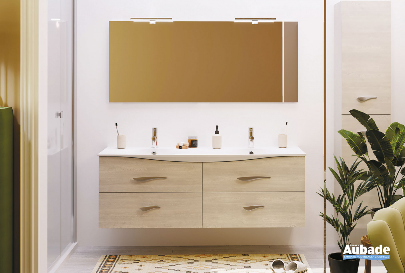 Meuble Vasque 2 Tiroirs Flore De Decotec Espace Aubade