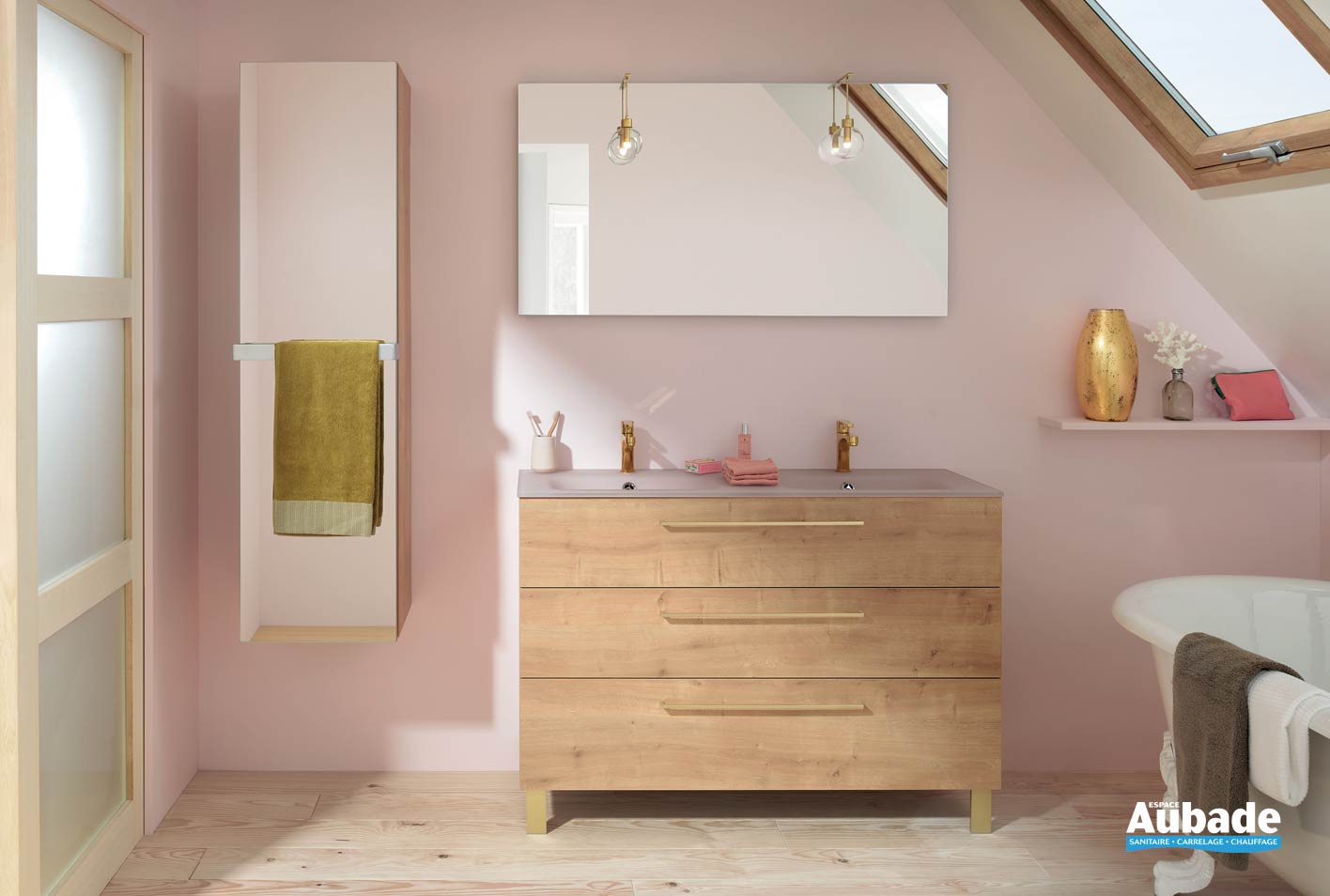 Meubles salle de bains Luciole Sanijura Espace Aubade