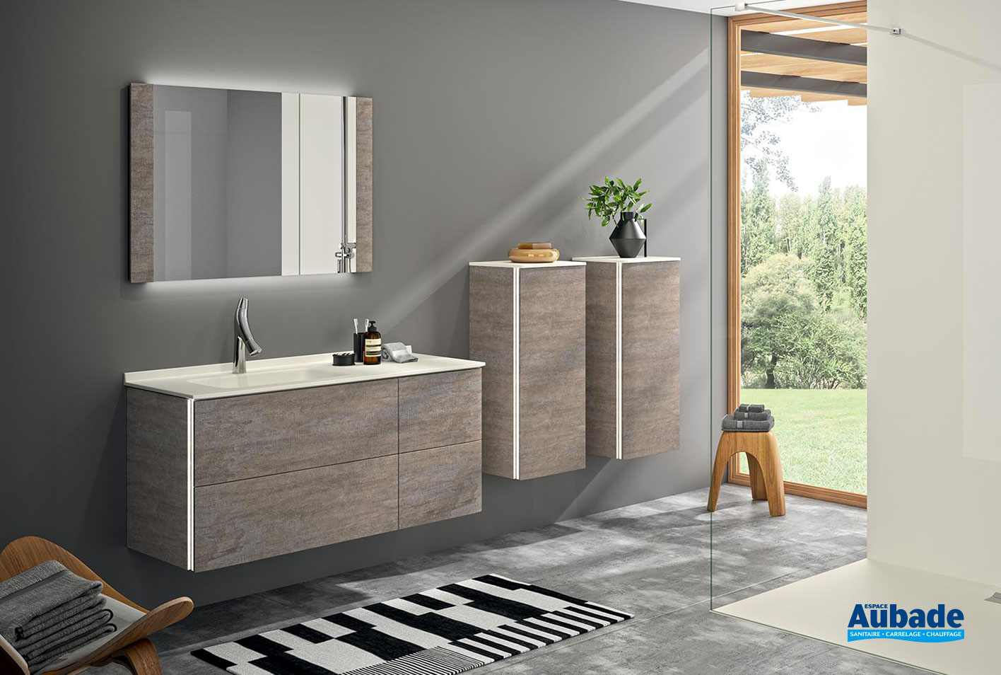 Meuble de salle de bains d'Ambiance Bain Espace Aubade