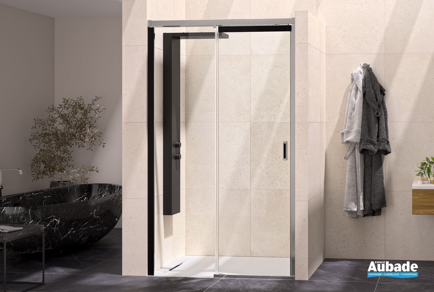 Paroi de douche Flat C de Kinedo Espace Aubade