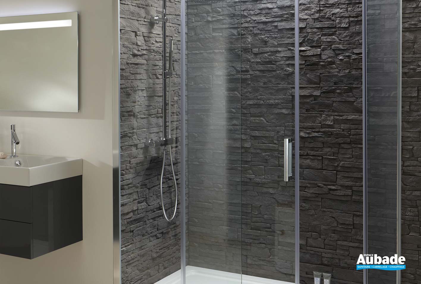 Porte de Douche coulissante Contra Jacob Delafon Espace Aubade