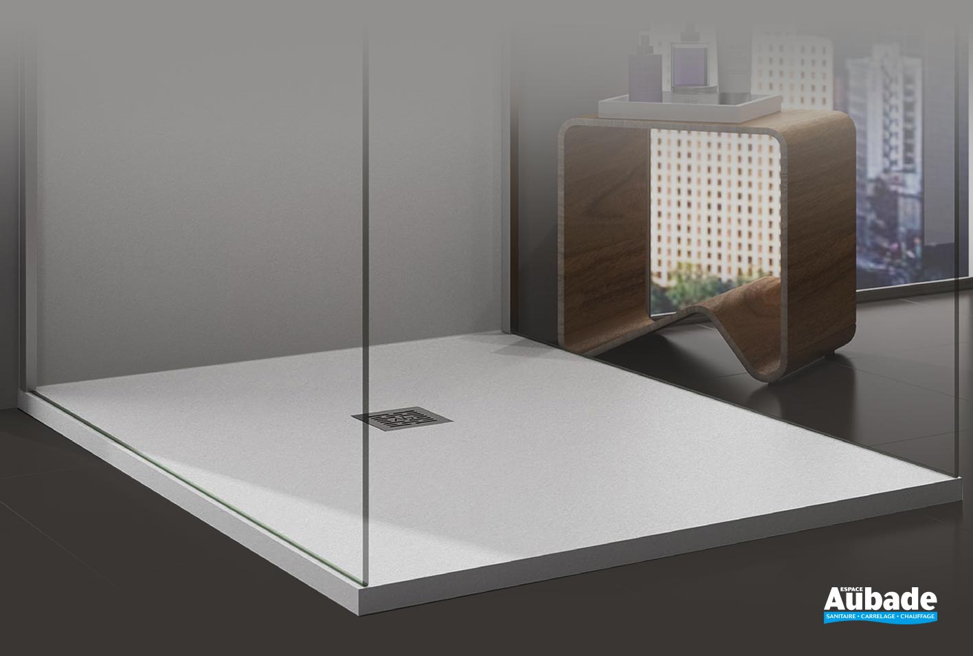 Receveur de douche Origine Ambiance Bain Espace Aubade