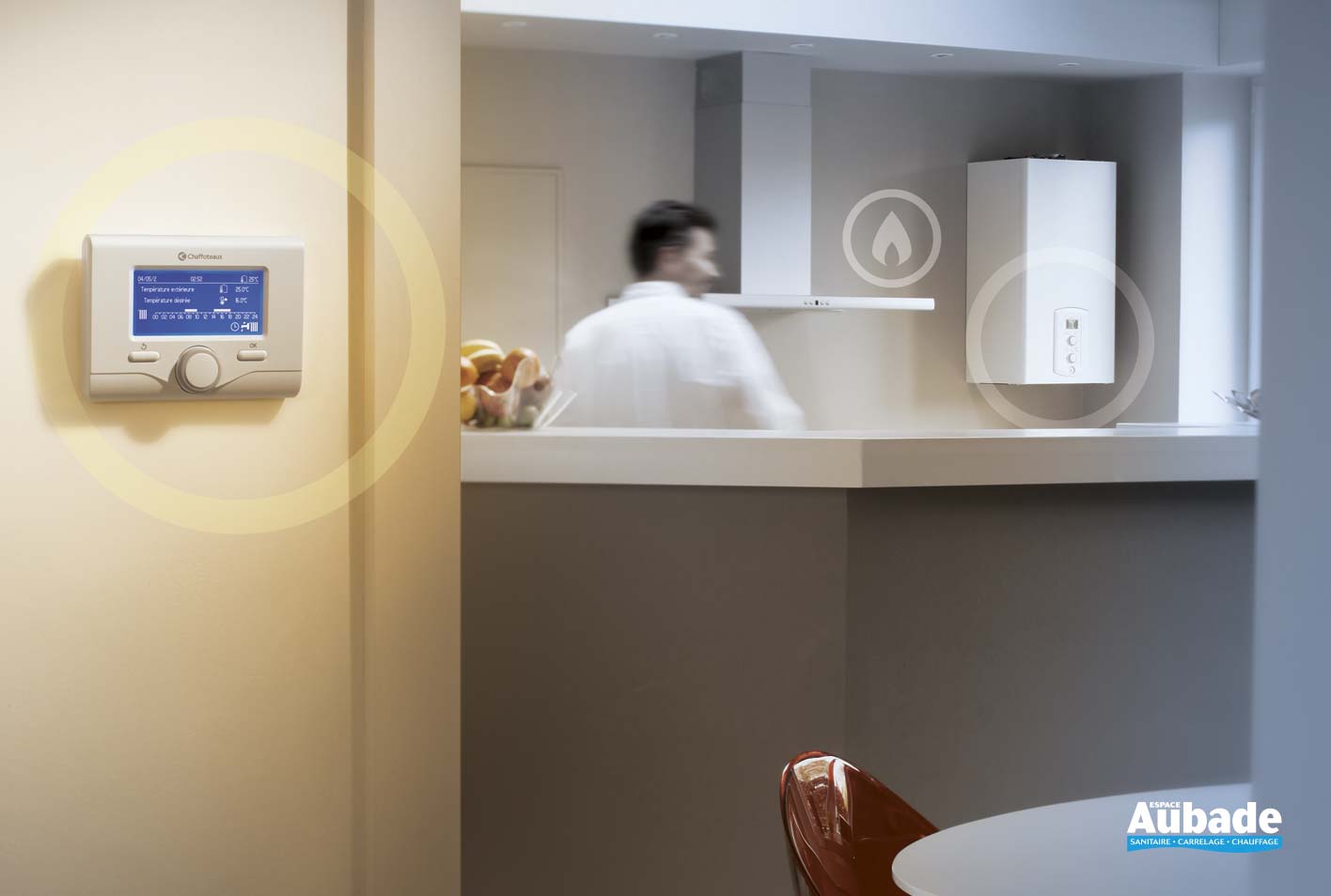 Thermostat d'ambiance Chaffoteaux Expert Control | Espace Aubade