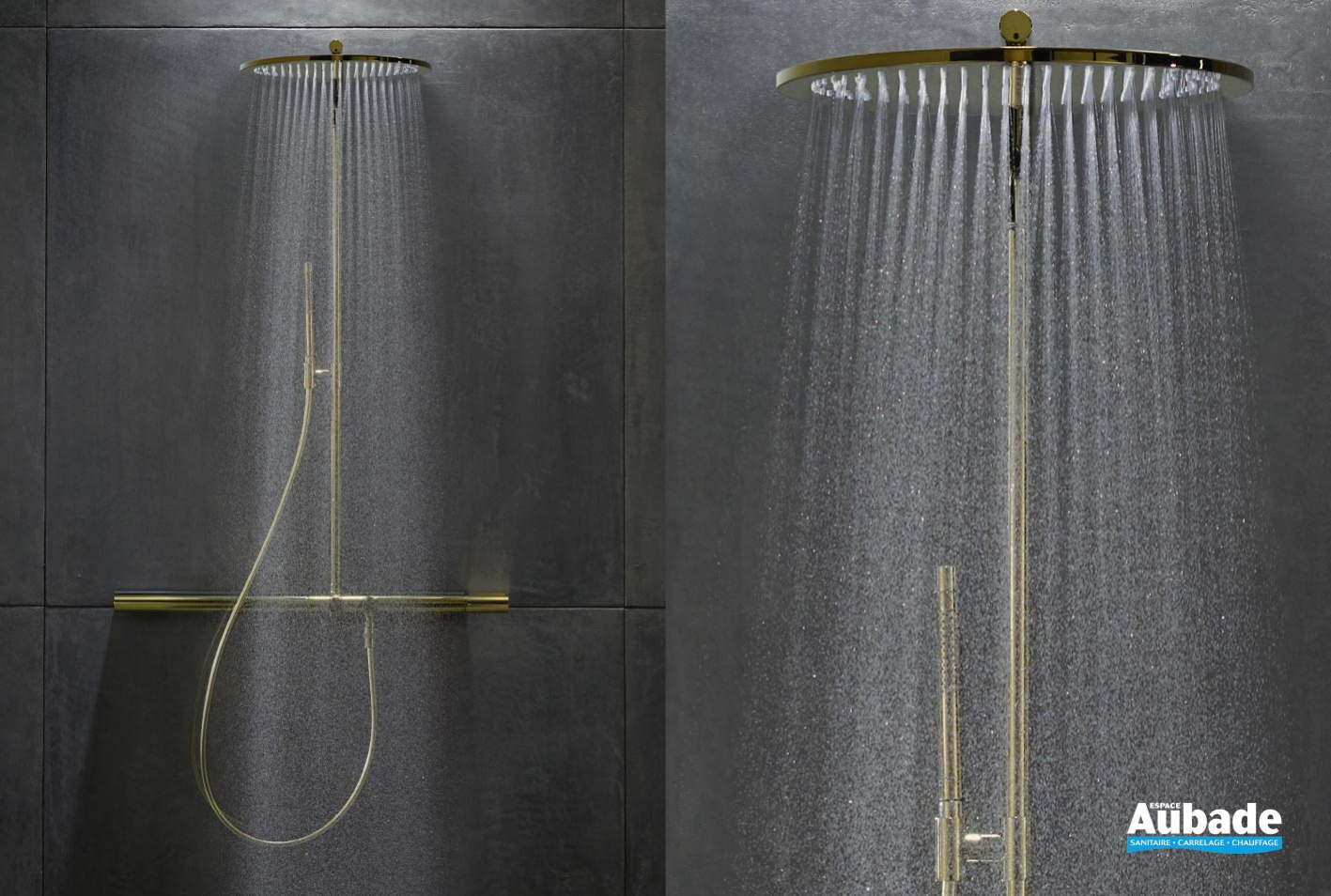 Colonne de douche thermostatique AXOR Showerpipe 800 Espace Aubade