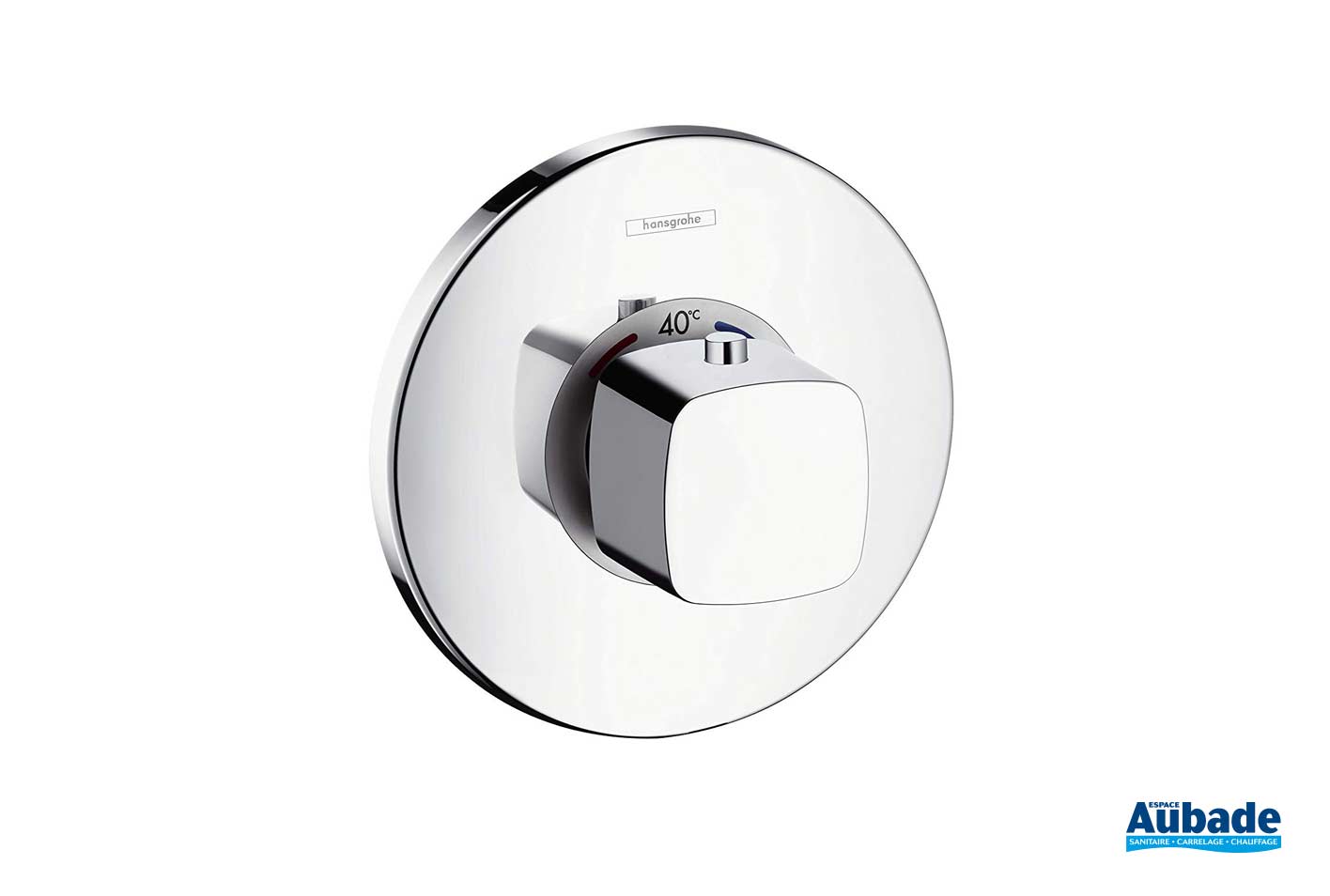 Mitigeur thermostatique carré pour douche Hansgrohe Espace Aubade