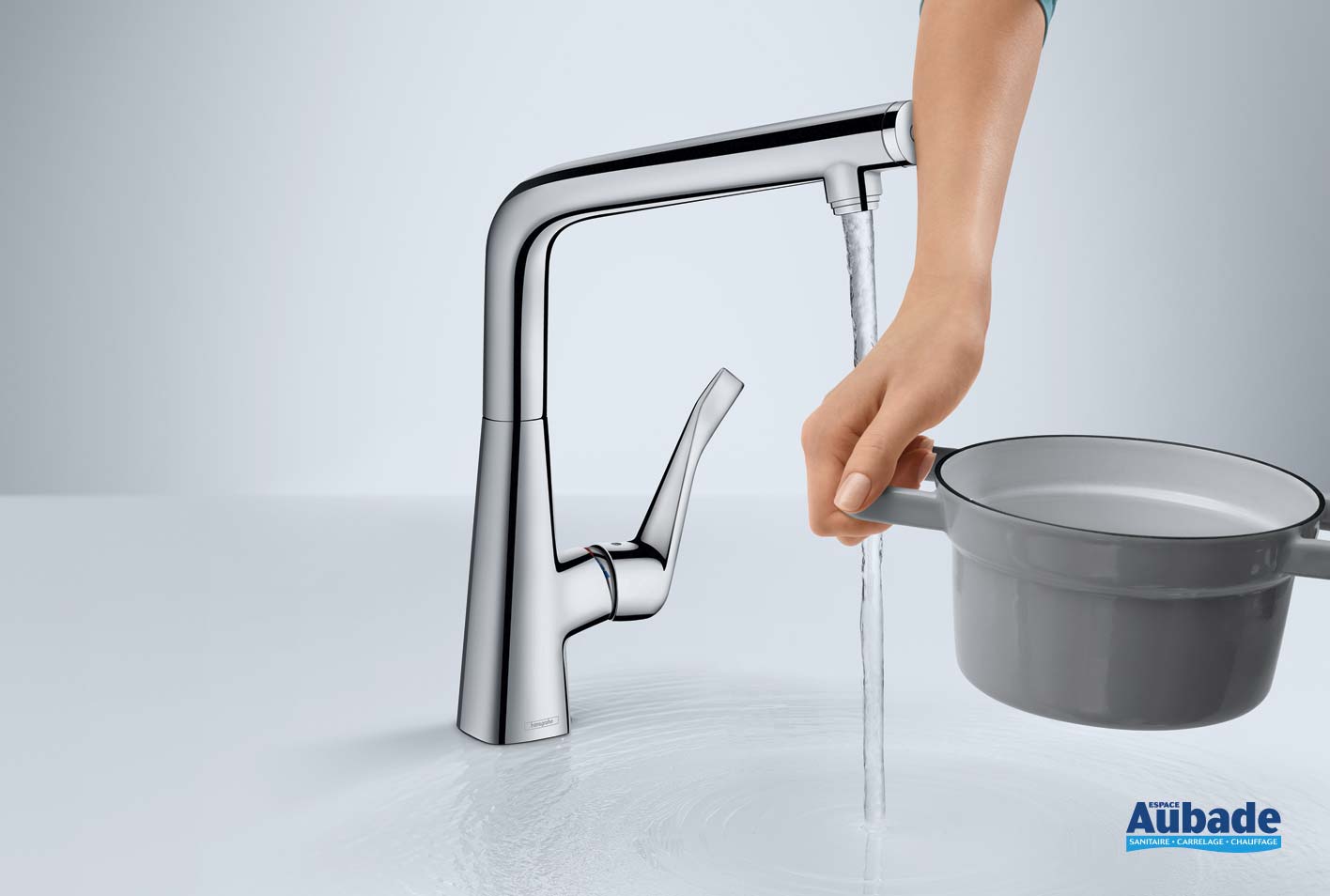 Mitigeur cuisine déclipsable Hansgrohe Metris