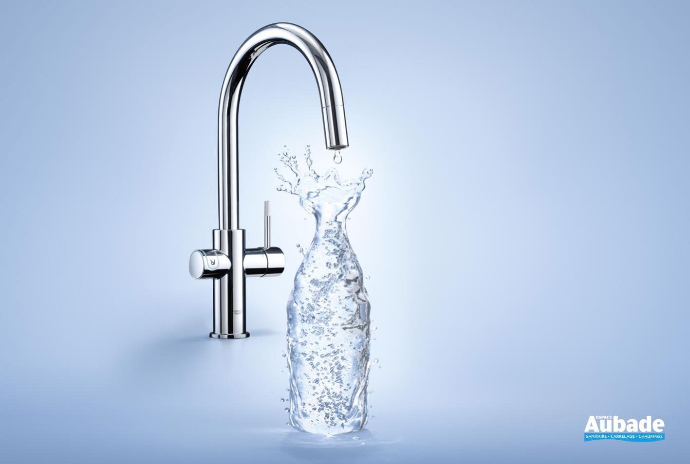 Mitigeur filtrant cuisine Grohe Blue Home Espace Aubade