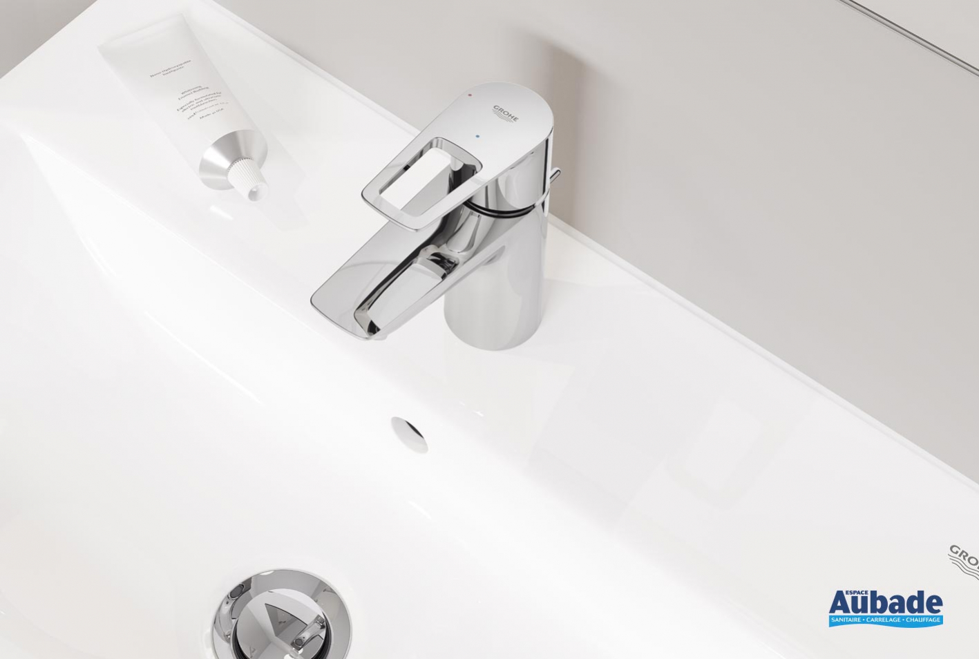 Bauloop Mitigeur monocommande Lavabo Taille S BauLoop Chromé Grohe | Espace Aubade