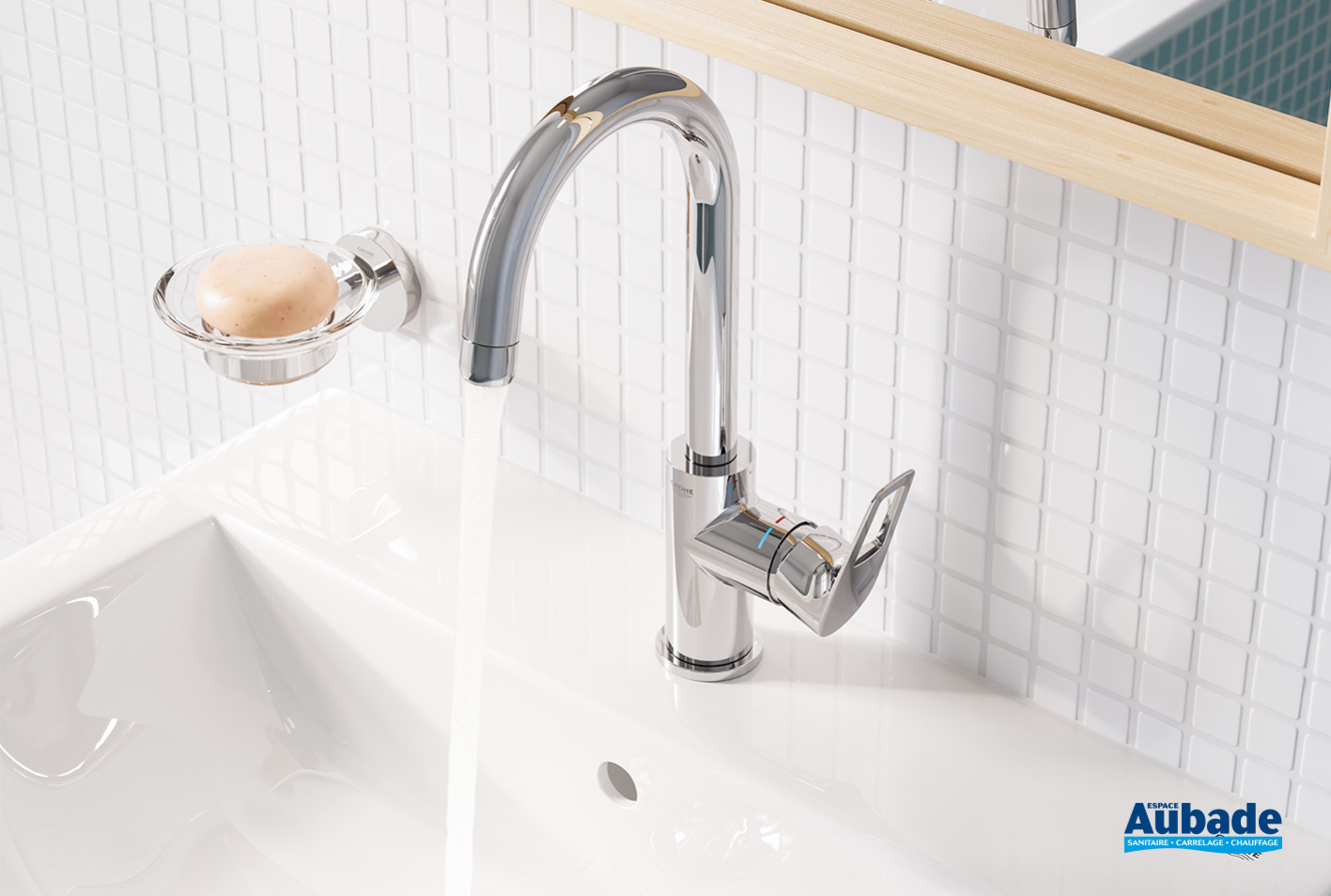Robinet Lave-Main Pour Salle De Bains Mitigeur DEau Froide Uniquement