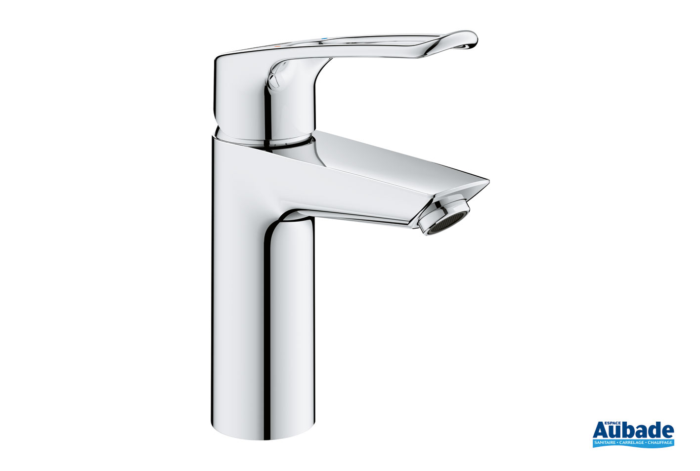 Robinet Grohe Eurosmart Or 24 Carats - Mitigeur Lavabo Levier Unique - Finition Lakor