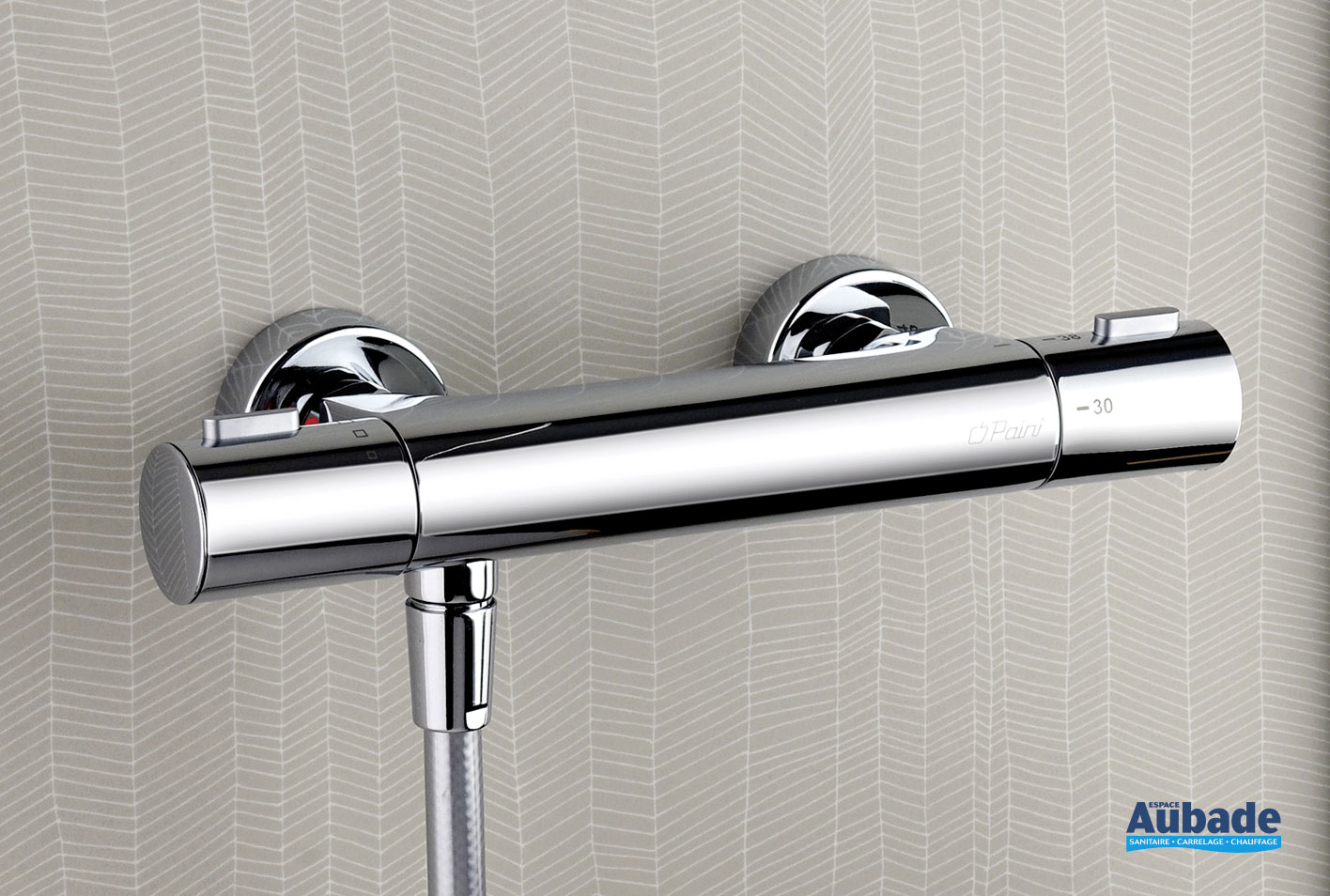 Mitigeur Bain/douche Mural Thermostatique Round Paini Italie