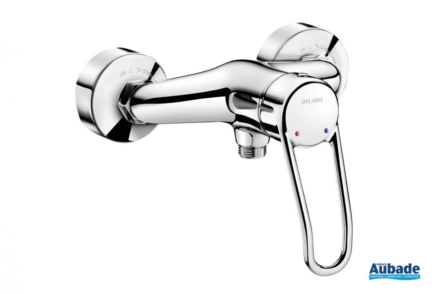 Douchette Delabie - Raccord 1/2 Pouce AG - Couleur Blanche