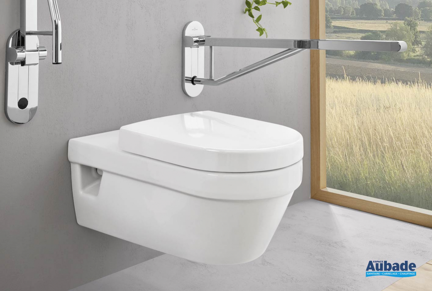 WC PMR Villeroy & Boch Targa Architectura Vita Espace Aubade