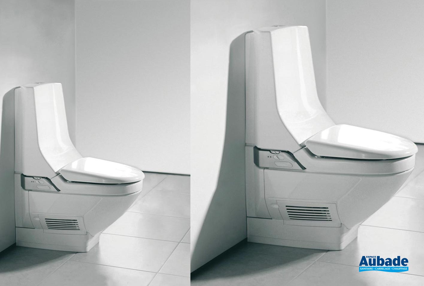 WC Japonais collectif au sol Geberit Aquaclean 8000 Espace Aubade