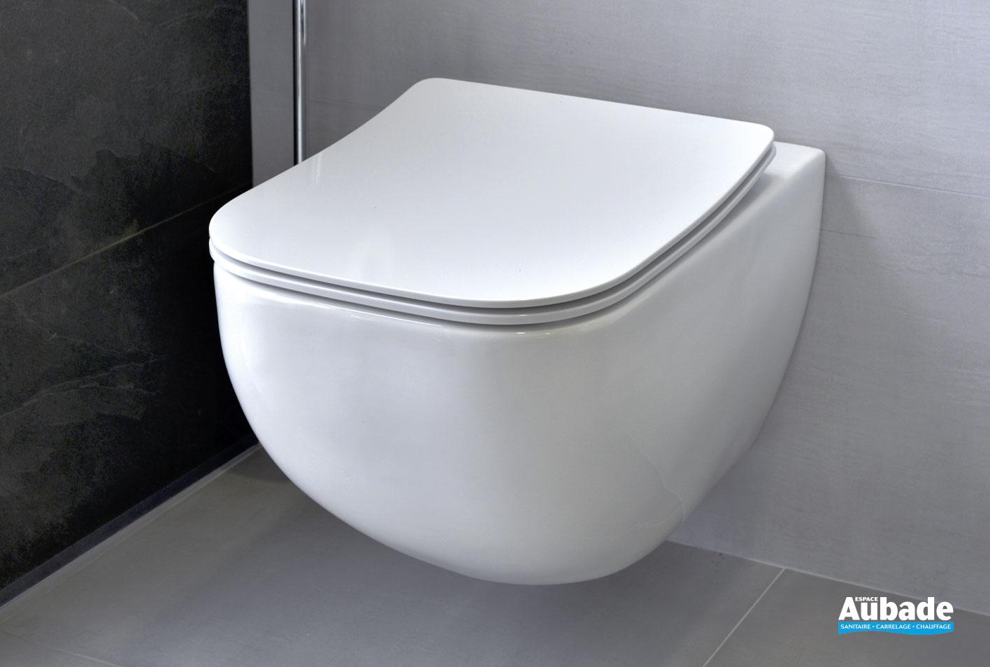 Abattant WC bois déclipsable frein de chute RUSTIC